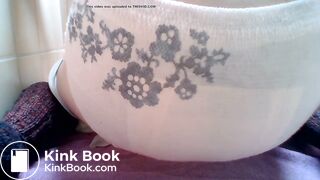 Sexy Hot White Girl Black Rose Diaper Poop