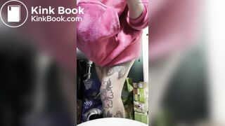 british pawg shitting