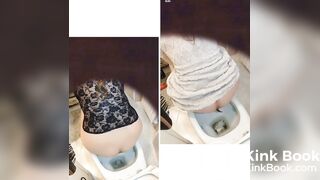 Double poop and fart scene