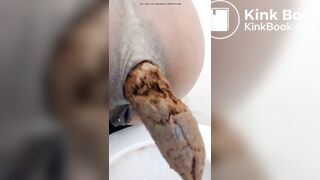 Black Ebony brown train leaving the tunnel!