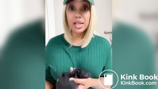 Sexy Hot Black Lightskin Girl Huge Wet Black Panty Poop