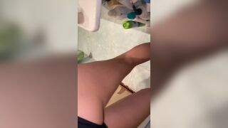 first person view pooping on toilet - video 3