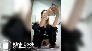 Asian Girl Poops