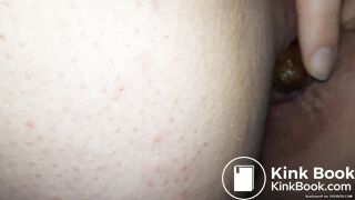 Wet pussy and full ass