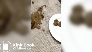Thick poop missed plate
