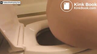 Nathalie Wonder pooping on toilet