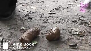 Nice poo at a lake in the woods..