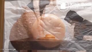 Hot girl making a shit burger