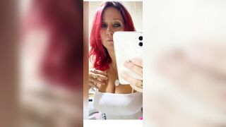 My beautiful cousin poops in the bathroom (audio only)