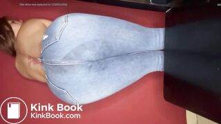Sexy Hot Latina Makes A Huge Load In Blue Jeans
