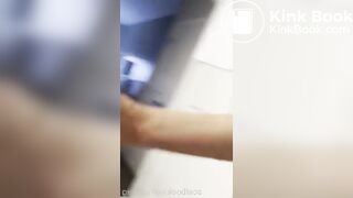Hot girl shitting in a cup