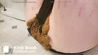 Black panties filling