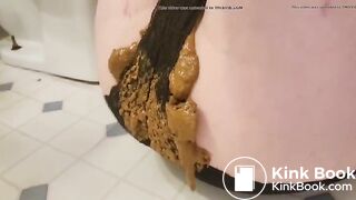 Black panties filling