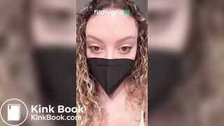 Girl pooping on toilet - video 73