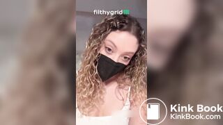 Girl pooping on toilet - video 73
