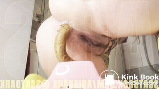 Huge shit in urinal @scatdark