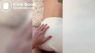 FDG makes a mess in her diaper while getting fucked.
