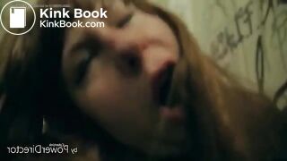 Girl diarrhea in públic toilet