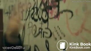Girl diarrhea in públic toilet