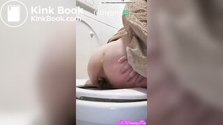 Pooping on toilet - video 39