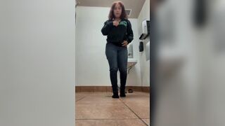 Random girl shitting