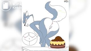 Porsha Pooping on a cake