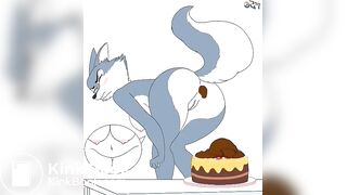 Porsha Pooping on a cake