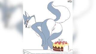 Porsha Pooping on a cake