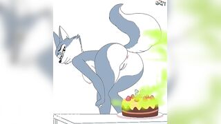 Porsha Pooping on a cake