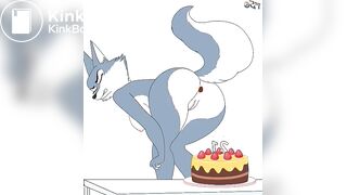 Porsha Pooping on a cake