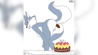 Porsha Pooping on a cake