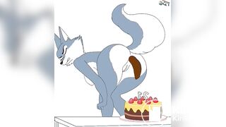 Porsha Pooping on a cake