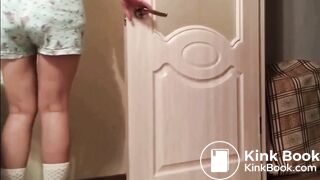 Sexy Hot & Desperate White Girl Huge White Panty Poop