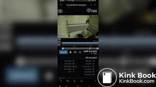 woman pooping m