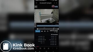 woman pooping m