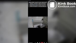 woman pooping m