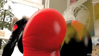 Harley Sharting & Shitting In Her Latex Suit