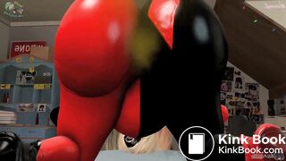 Harley Sharting & Shitting In Her Latex Suit