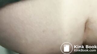 Dirty hairy fatty poops in a hostel public toilet