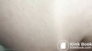 Dirty hairy fatty poops in a hostel public toilet