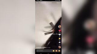 TT girl shitting in trash can