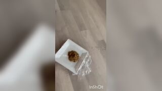 Creamy pile on a plate