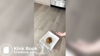 Creamy pile on a plate