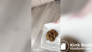 Creamy pile on a plate