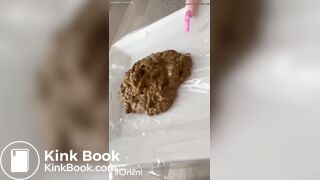 Creamy pile on a plate