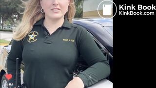 Cute police woman poops her pants while on duty