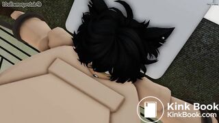 Roblox girl fart and shit on a boy