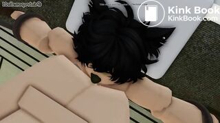 Roblox girl fart and shit on a boy