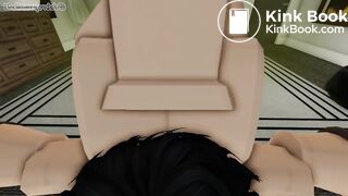 Roblox girl fart and shit on a boy