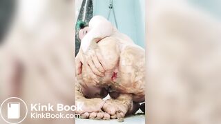 huge dildo in shitty ass